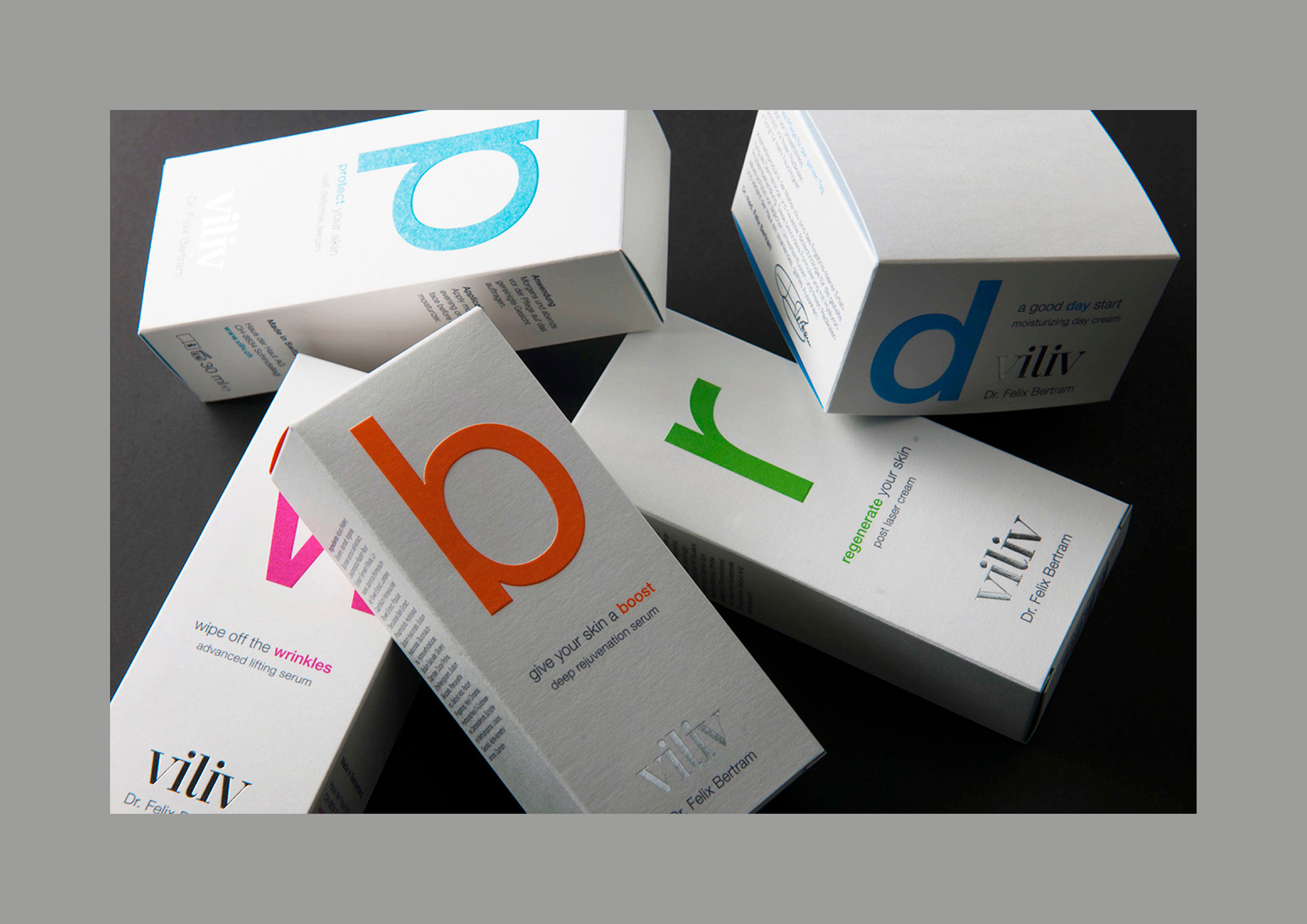 Packaging Design für Viliv Cosmetics